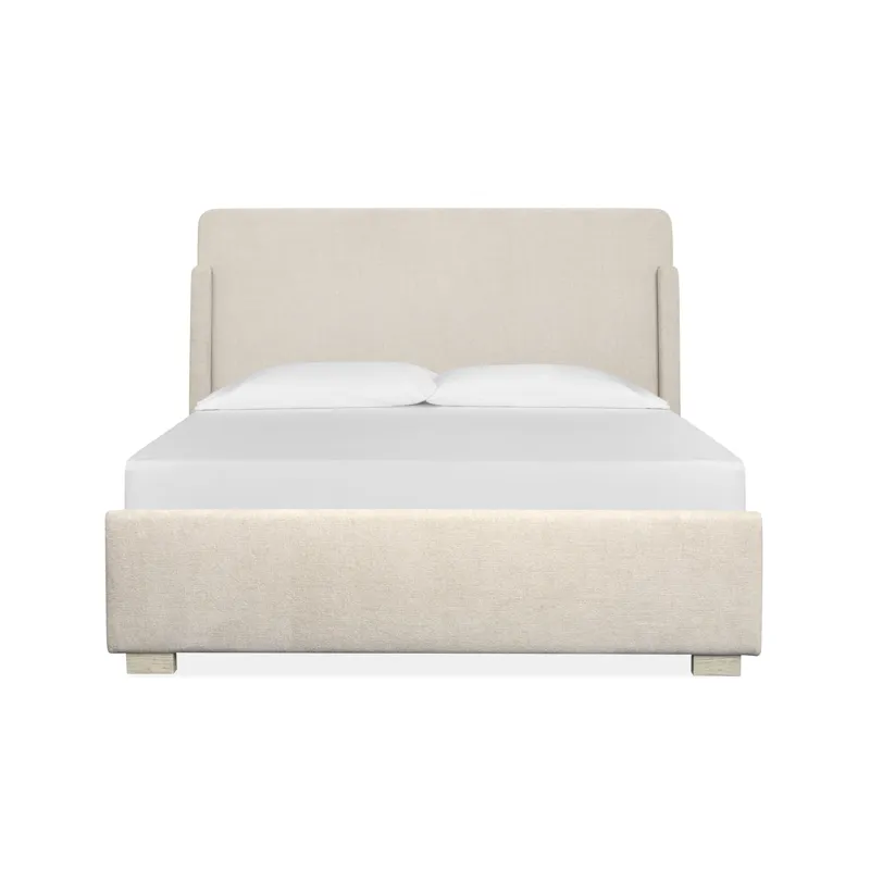 Lorelei Misty Cloud Queen Upholstered Sleigh Bed