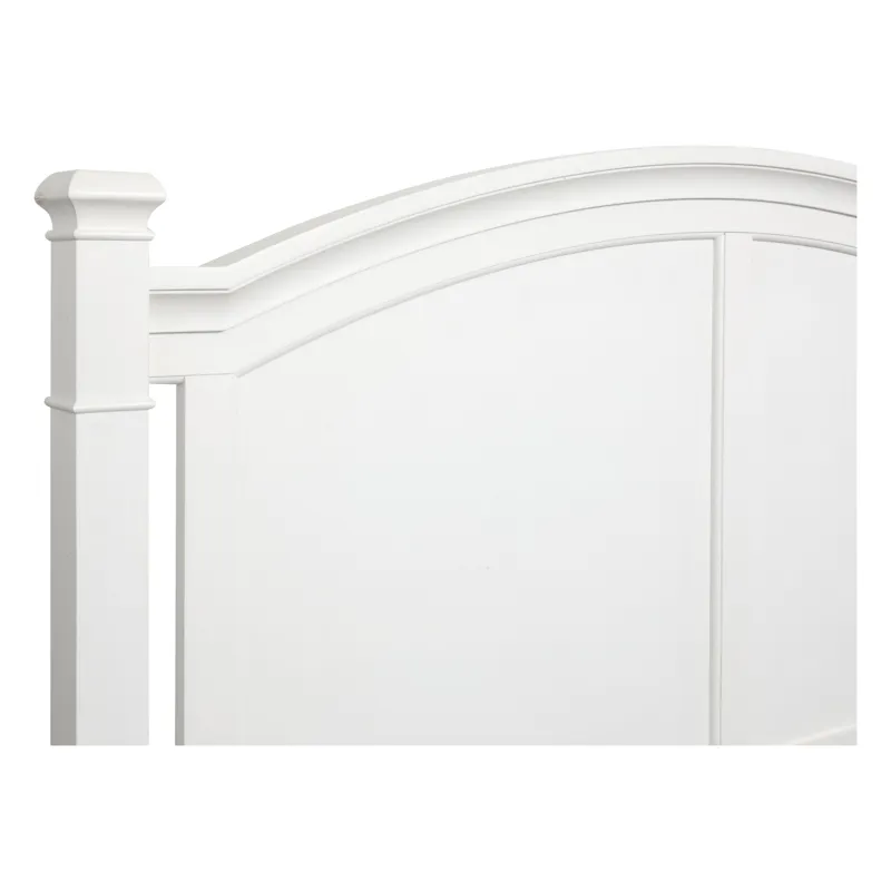 Kingston Whisper White And Cerused Nutmeg California King Panel Storage Bed