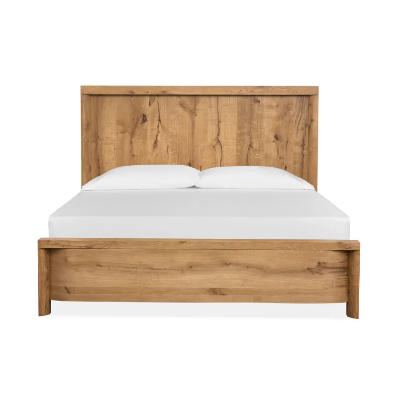 Laramie Honey Wheat California King Panel Bed