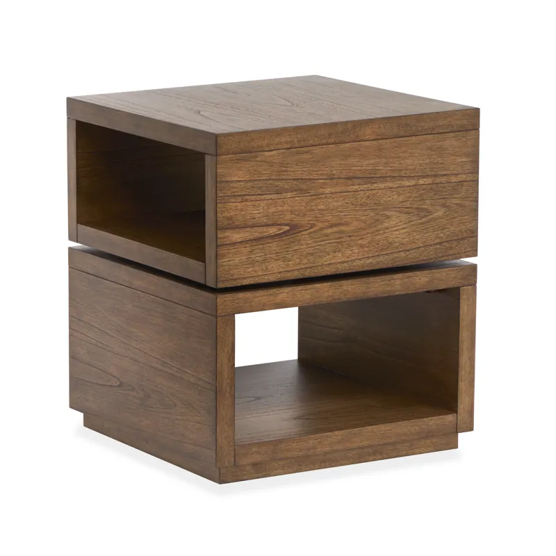Newton Cinnamon Square End Table