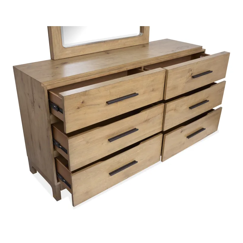 Davenport Rustic Caramel Double Drawer Dresser