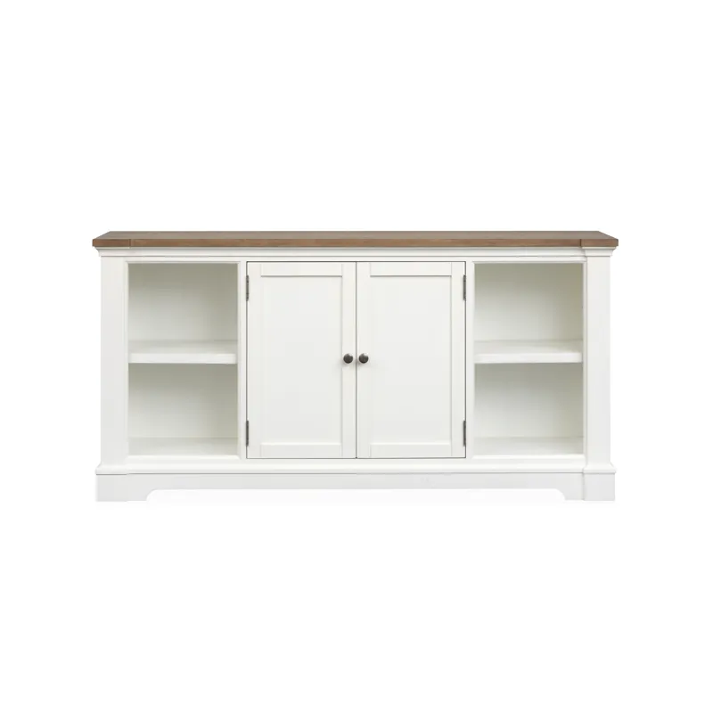 Kingston Whisper White And Cerused Nutmeg Credenza