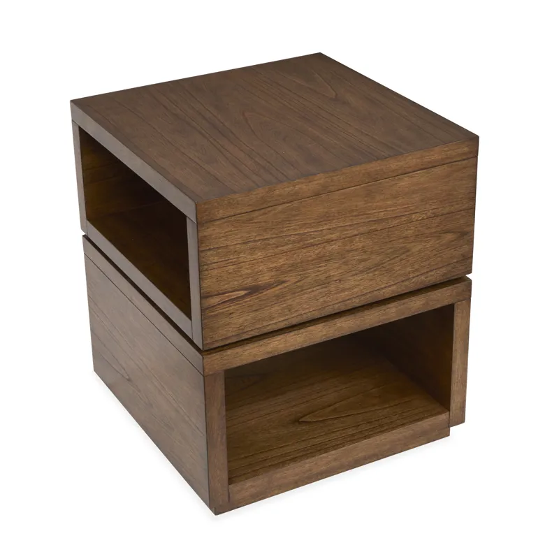 Newton Cinnamon Square End Table