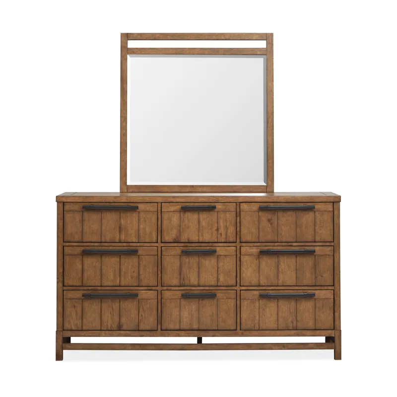 Conway Honey Wheat Drawer Dresser