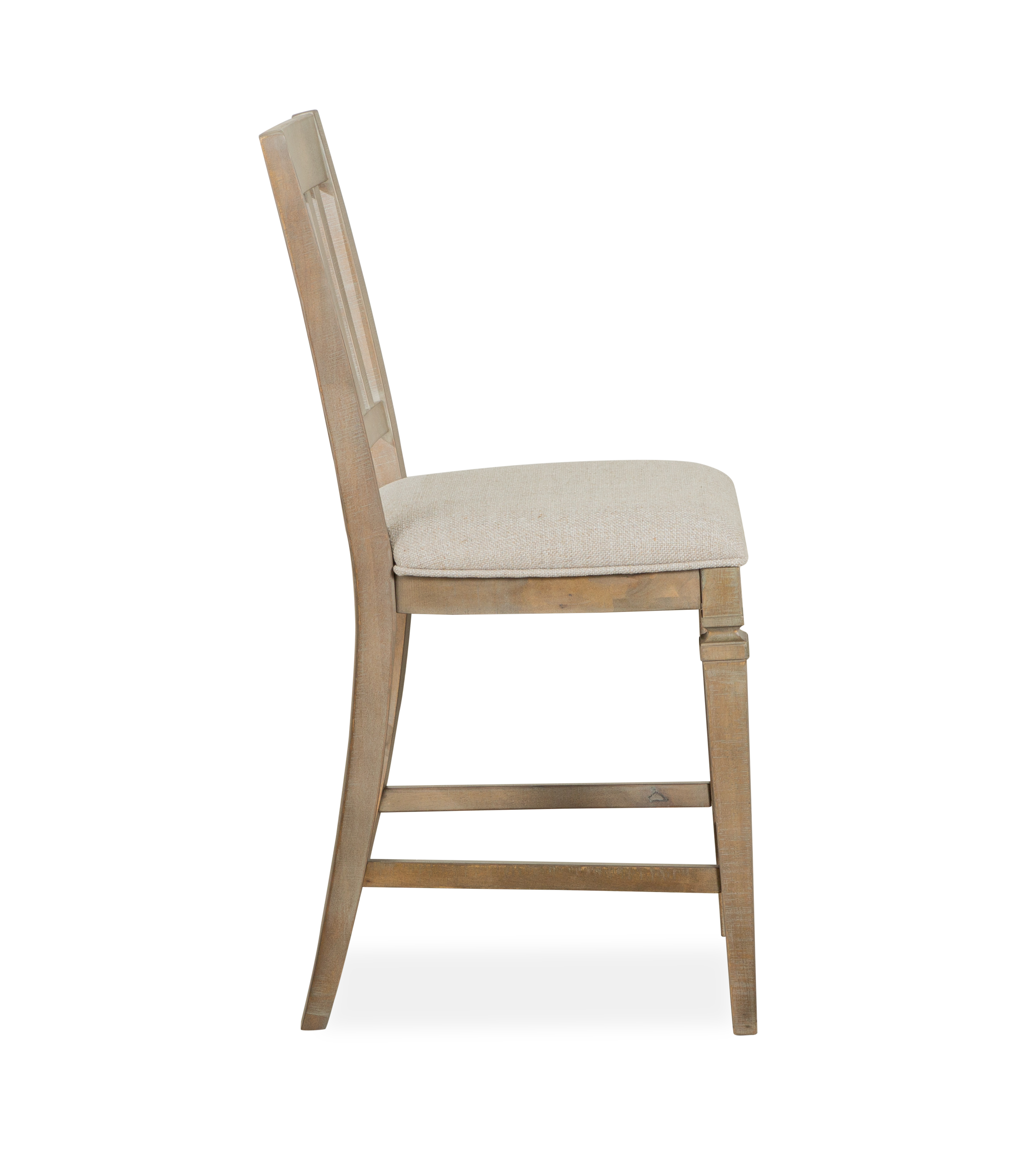 Lancaster Wood Counter Dining Chair w/Upholstered Seat (2/ctn) KD