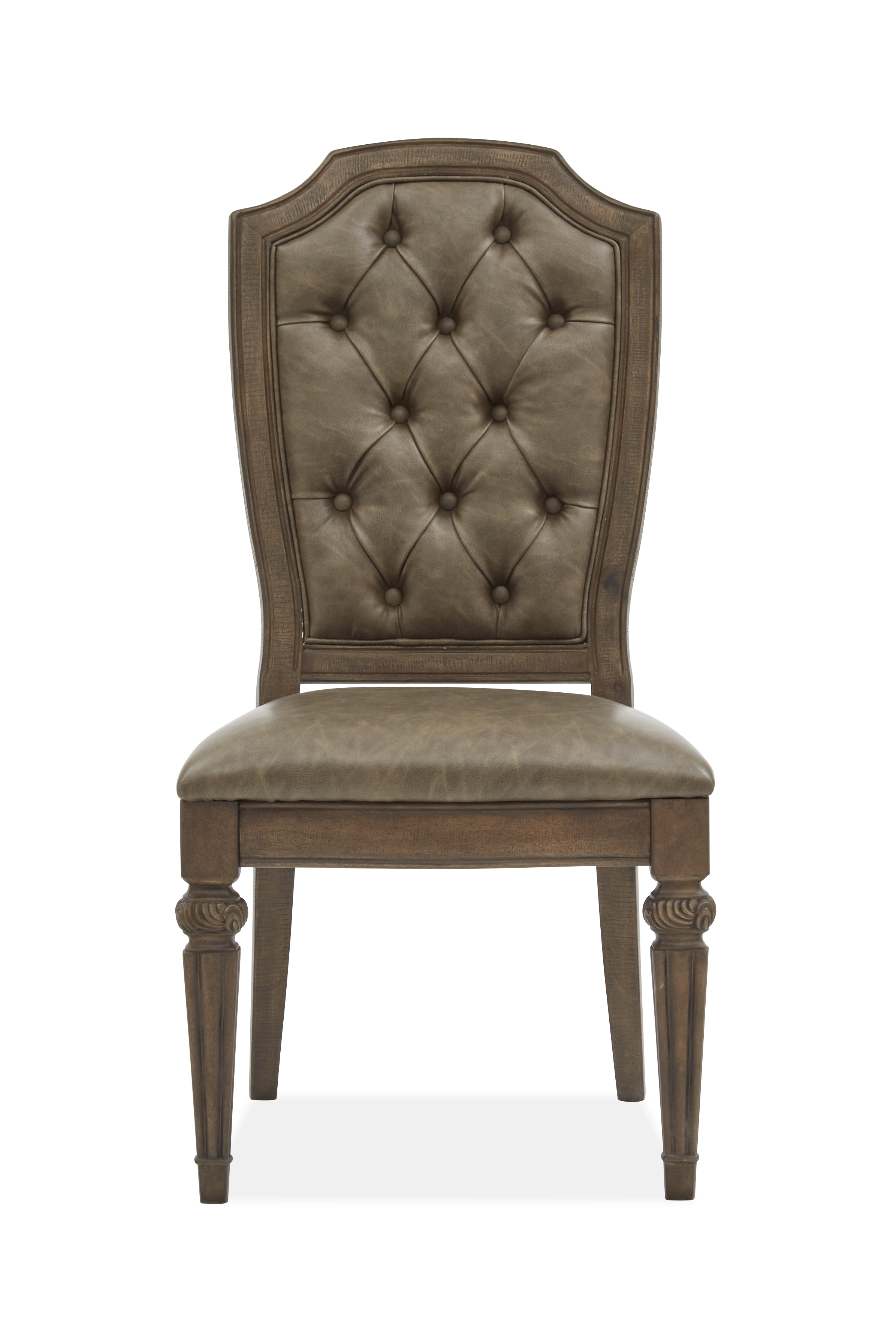 Durango Wood Dining Side Chair w/Upholstered Seat and Back(2/ctn) KD