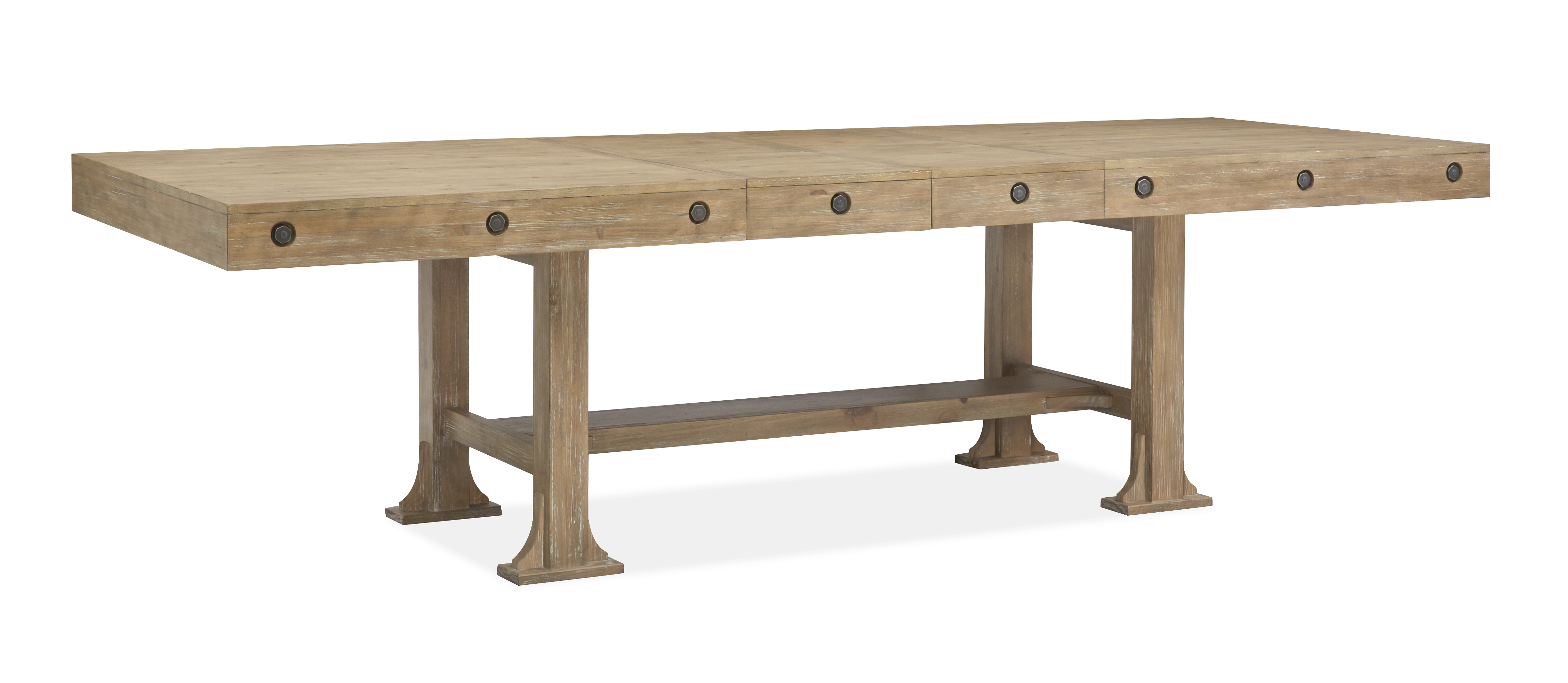 Lynnfield Trestle Dining Table D548721 by Magnussen Home at Sylvan
