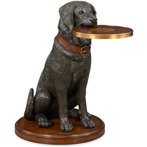 Golden Retriever Accent Table