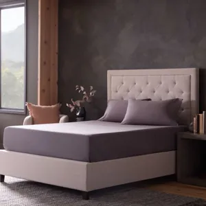 Classic Cotton, King Pillowcases Sheet Set, Charcoal