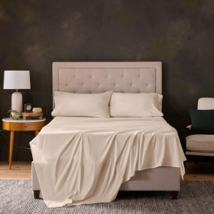 Classic Cotton, Full Sheet Set, Cream
