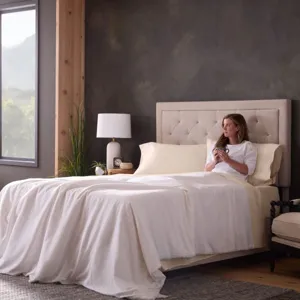 Classic Cotton, Queen Sheet Set, Cream