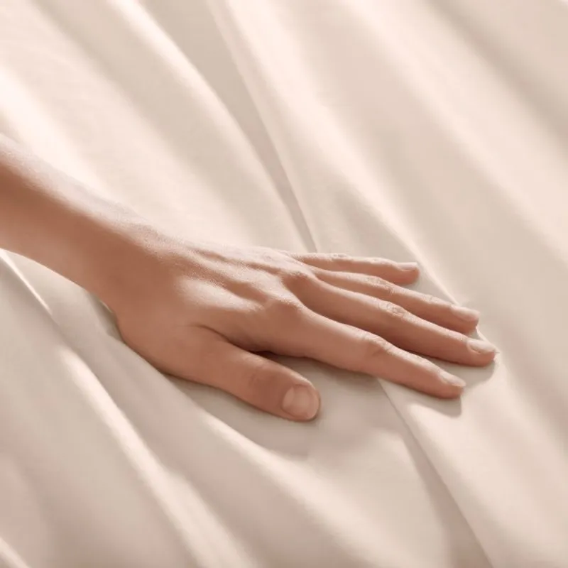 Classic Cotton, Queen Sheet Set, Cream