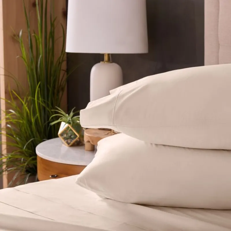 Classic Cotton, Queen Sheet Set, Cream