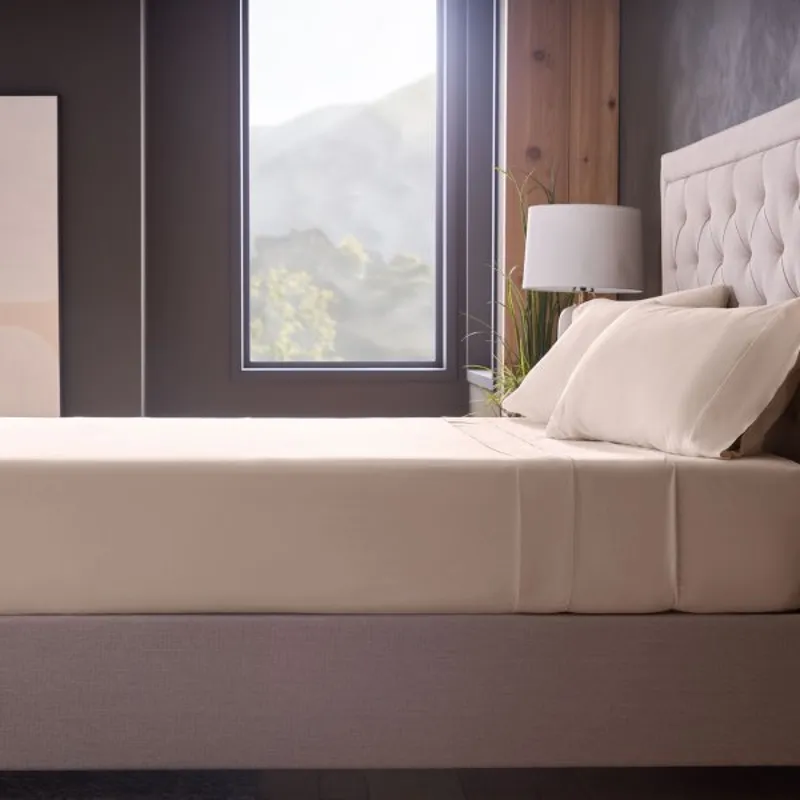 Classic Cotton, Queen Sheet Set, Cream
