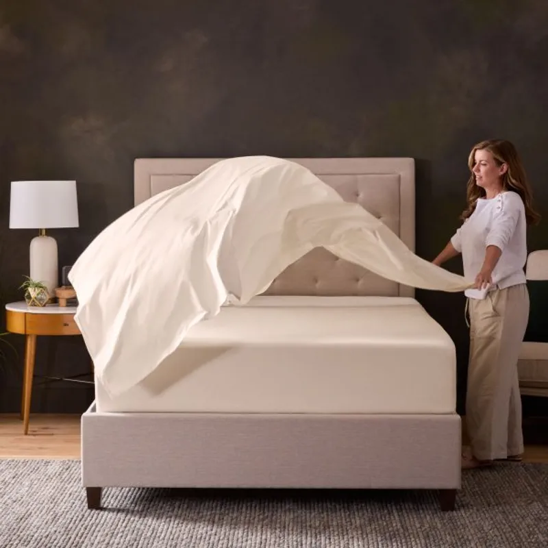 Classic Cotton, Queen Sheet Set, Cream