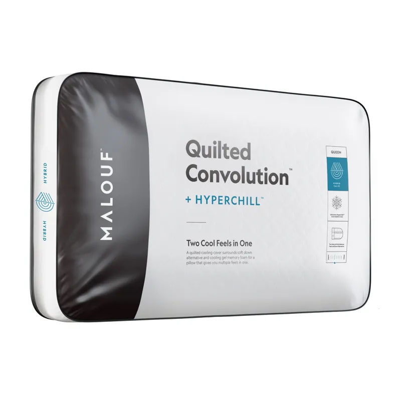 Quilted Convolution&trade; Pillow, King, High Loft