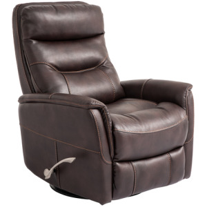 Truman Ivory Leather Recliner