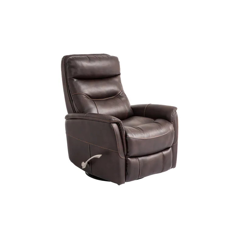 Truman Ivory Leather Recliner