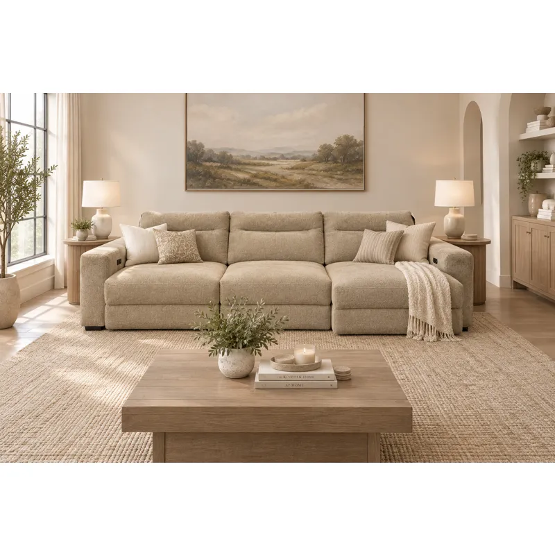 Byron Triple Chaise Sofa