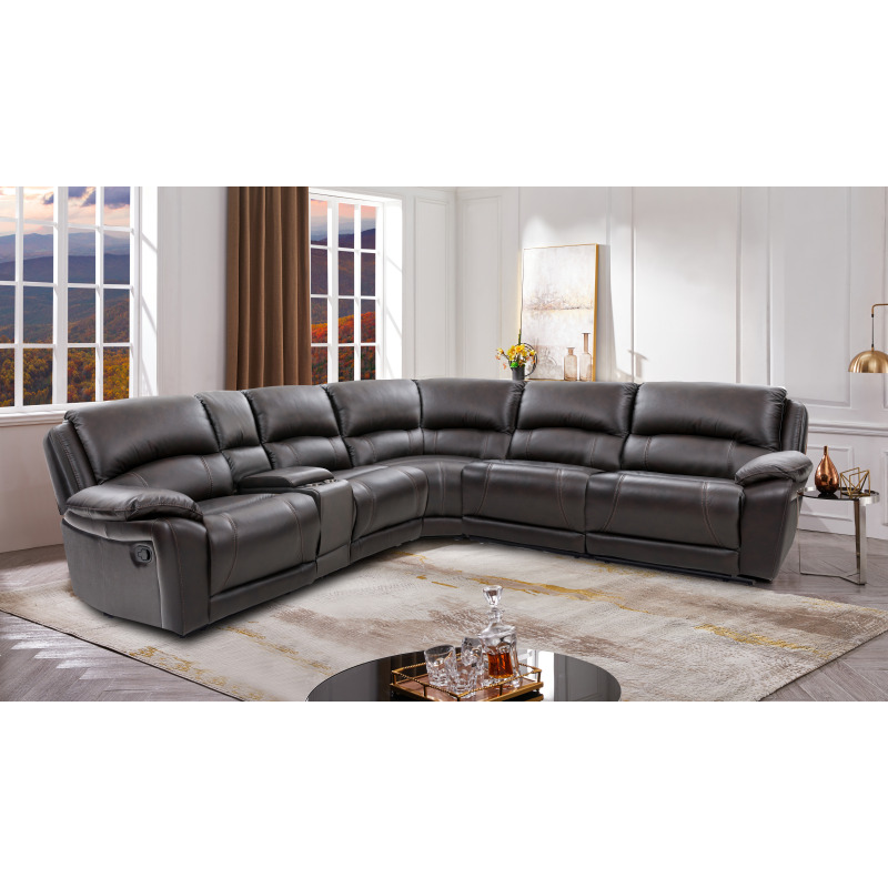 6 PC Power Reclining Sectional 85326PCSECT by Man Wah (USA), Inc. at