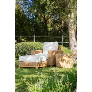 Avalon Wicker Storage End Table