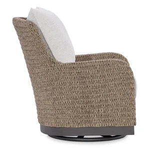 Seychelles Swivel Glider Club Chair in Poros Dune (D)