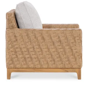 Catalina Club Chair in Poros Dune (D)