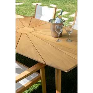 Harbor Teak 90in Rectangular Dining Table