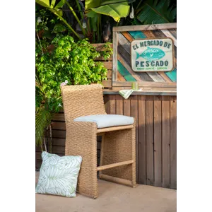 Somerset Barstool in Poros Dune (D)