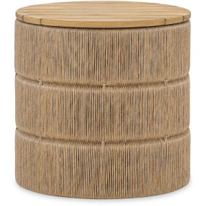 Avalon Wicker Storage End Table