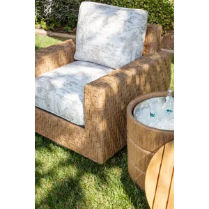 Avalon Wicker Storage End Table