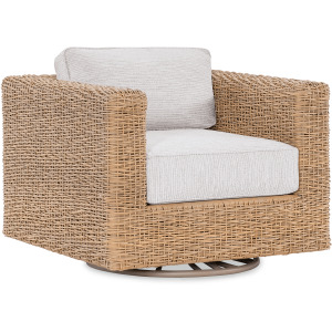 Somerset Swivel Glider Club Chair in Poros Dune (D)
