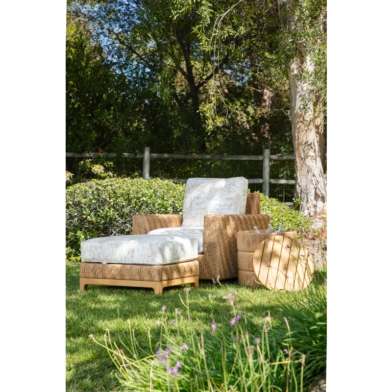 Avalon Wicker Storage End Table
