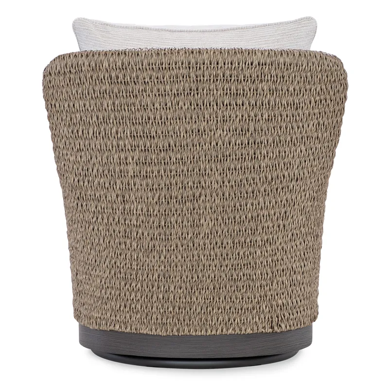 Seychelles Swivel Glider Club Chair in Poros Dune (D)
