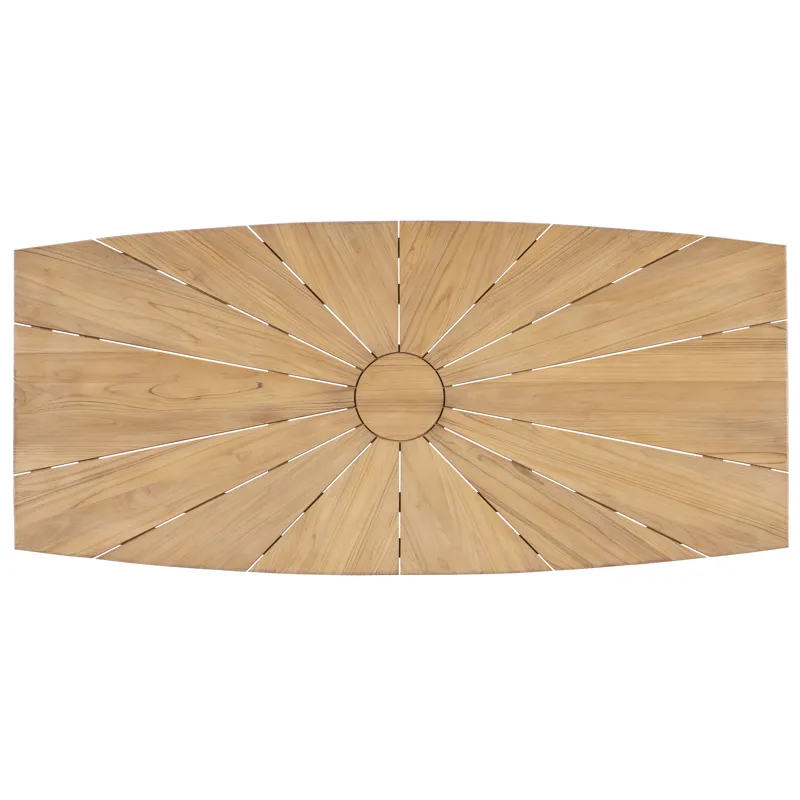 Harbor Teak 90in Rectangular Dining Table