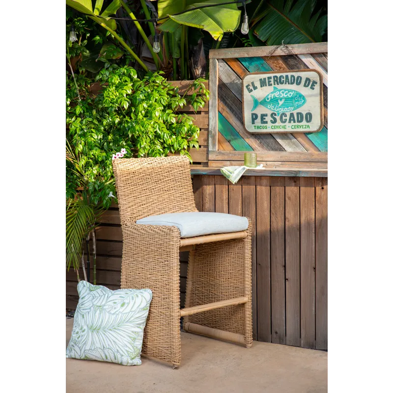 Somerset Barstool in Poros Dune (D)