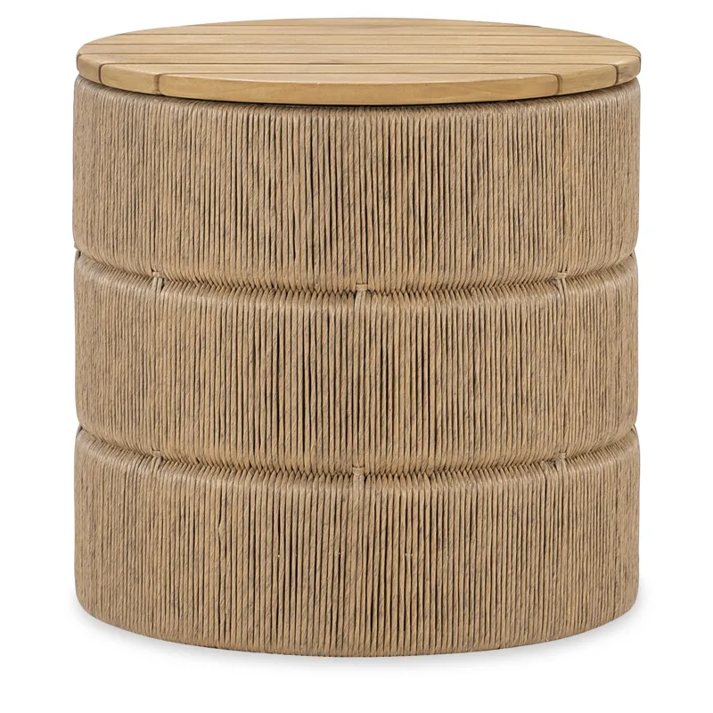 Avalon Wicker Storage End Table