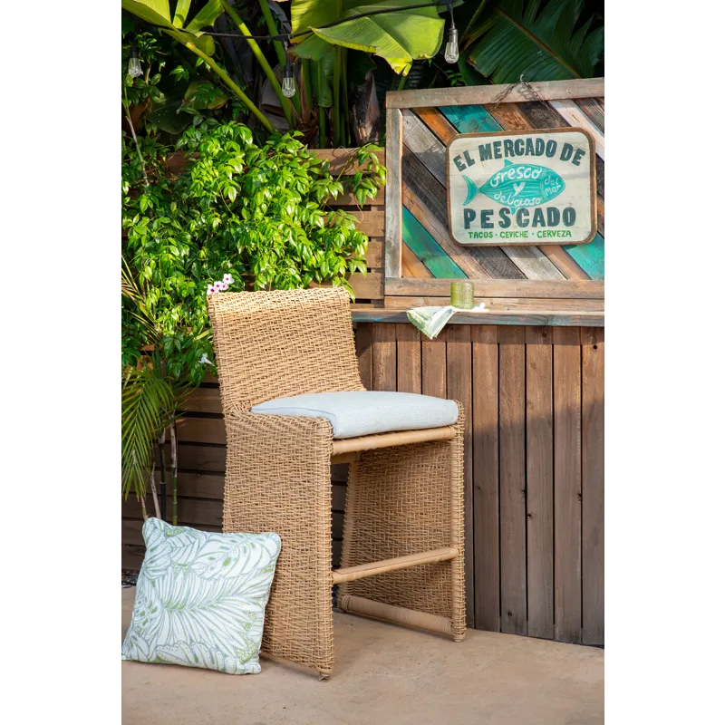 Somerset Barstool in Poros Dune (D)