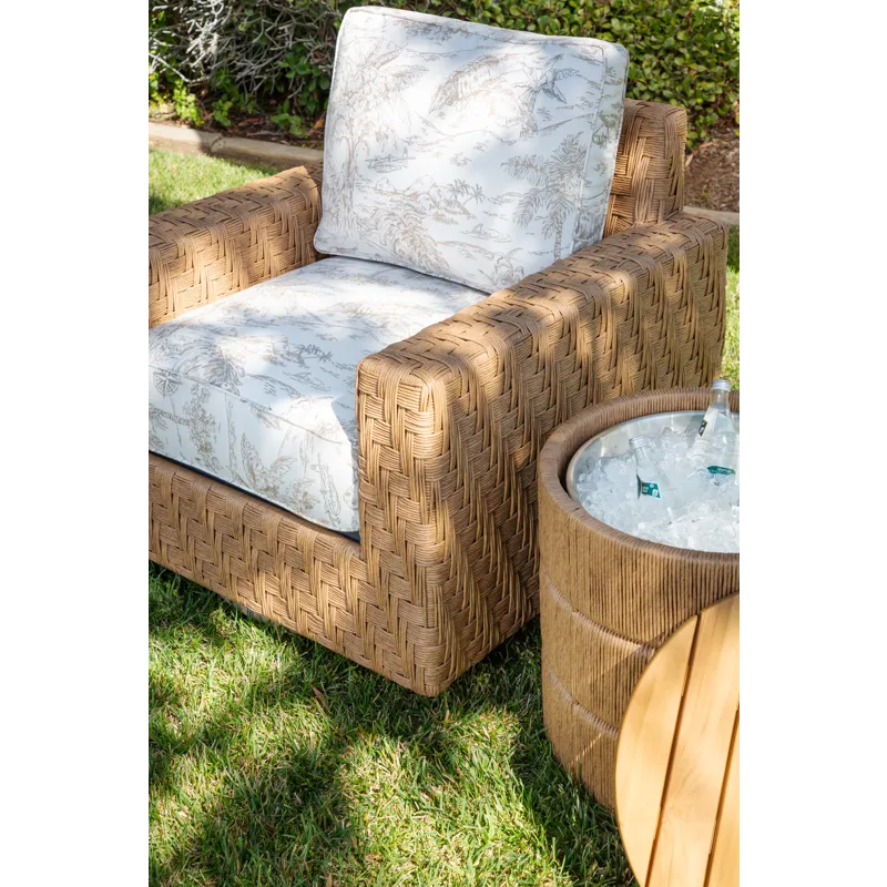 Avalon Wicker Storage End Table