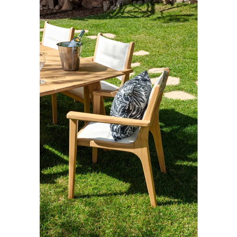 Harbor Teak 90in Rectangular Dining Table