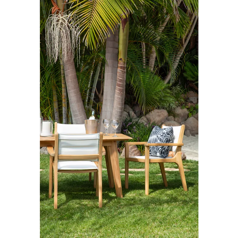 Harbor Teak 90in Rectangular Dining Table