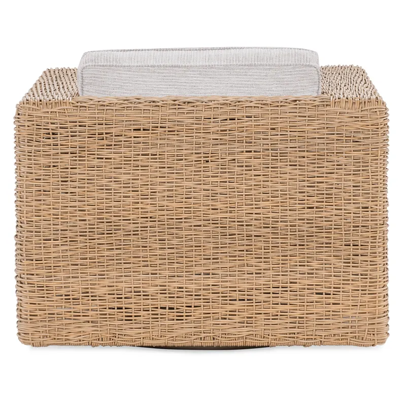 Somerset Swivel Glider Club Chair in Poros Dune (D)