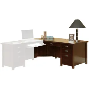 Left Hand Facing Keyboard Return for 68 Executive Desk