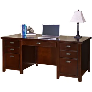 Double Pedestal Executive Desk