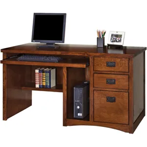 Single Pedestal Computer Desk