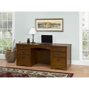 Double Pedestal Executive Desk