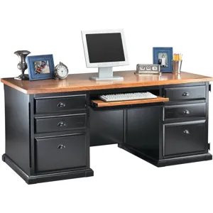Double Pedestal Computer Desk