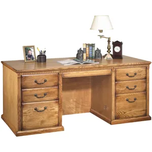 Double Pedestal Executive Desk