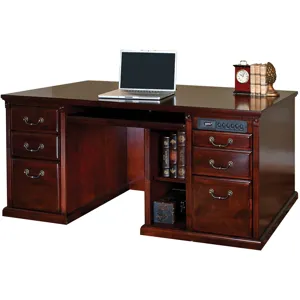 Double Pedestal Computer Desk