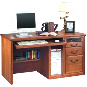 Single Pedestal Computer Desk
